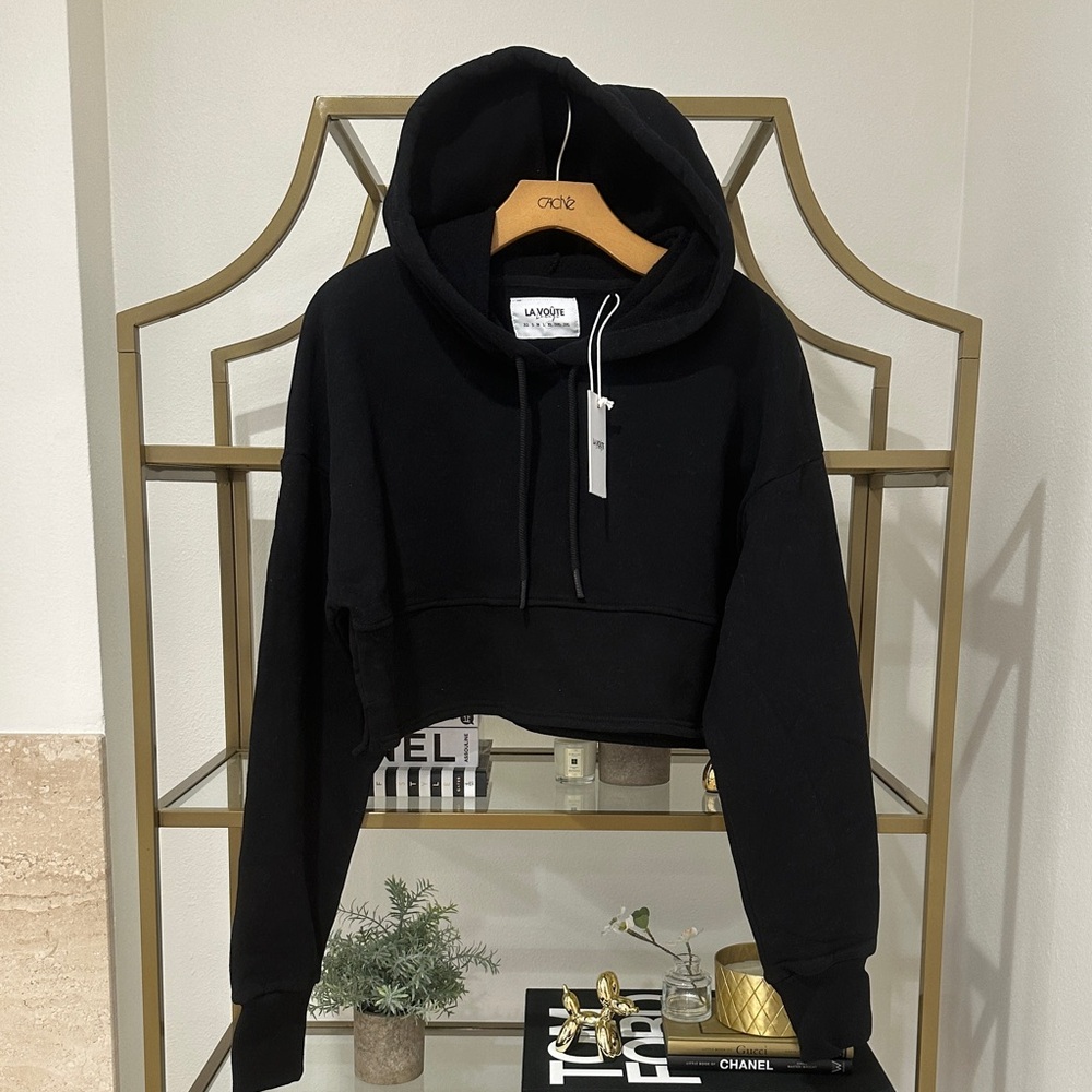 Midnight Black Hoodie Sweatshirt